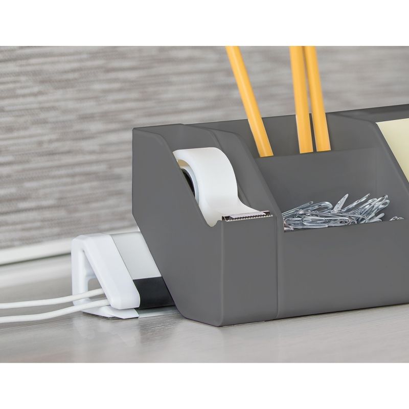 Bostitch Konnect 5-Piece Desktop Organizer & KT-CKIT1-GRAY