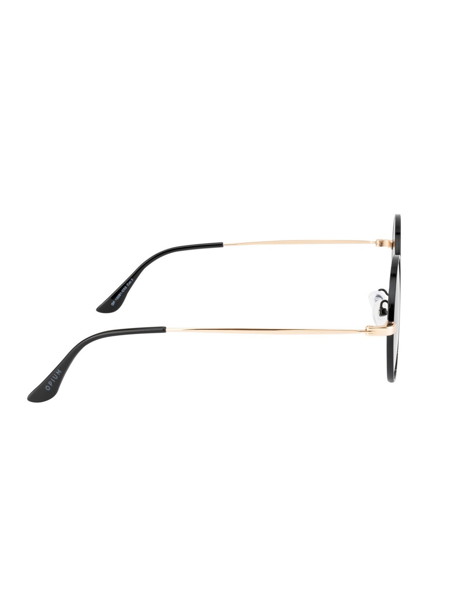 Opium Brown Full Rim Round Sunglasses For Women