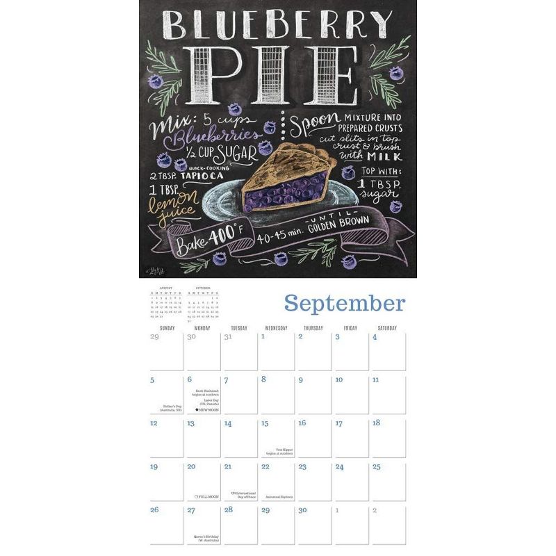 Sellers Publishing 2021 Cooking with Love Provides Food for the Soul 16-Month Wall Calendar Lily & Val