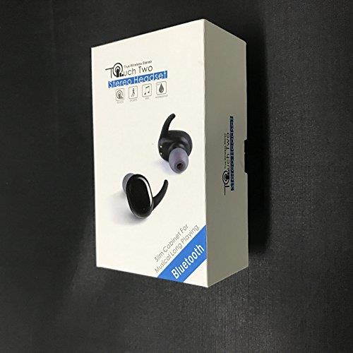 Mini Stealth Stereo Wireless Bluetooth Dual Earphones Headphones With Charging Box