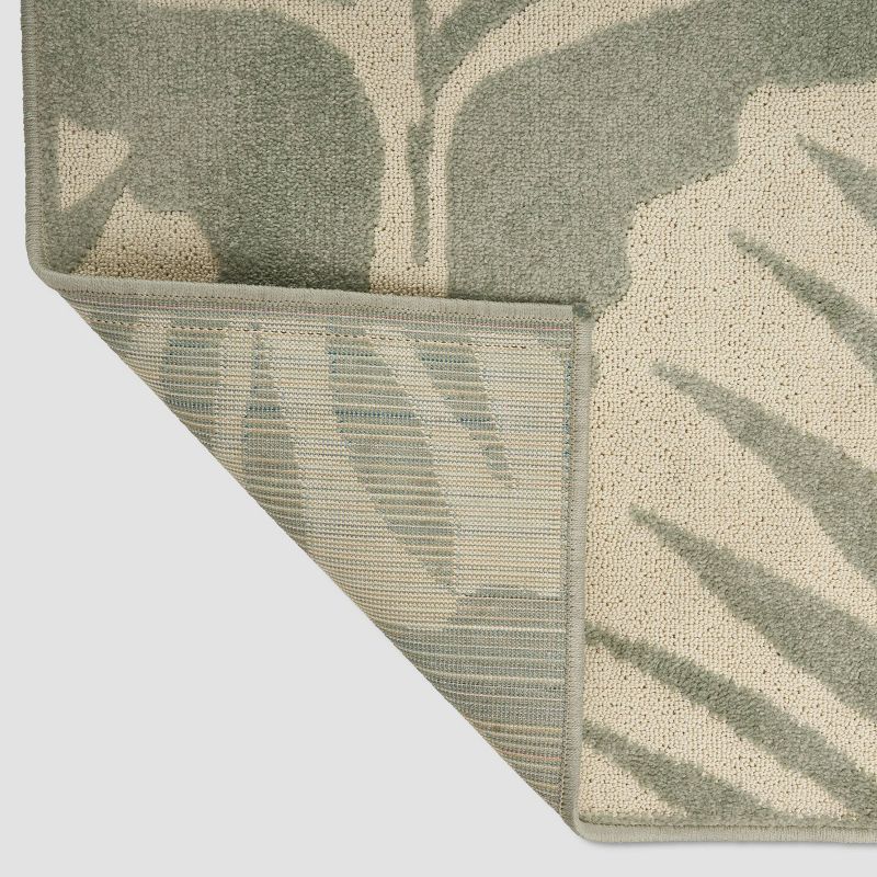 5' x 8' Verbena Floral Outdoor Rug Green/Ivory - Christopher Knight Home