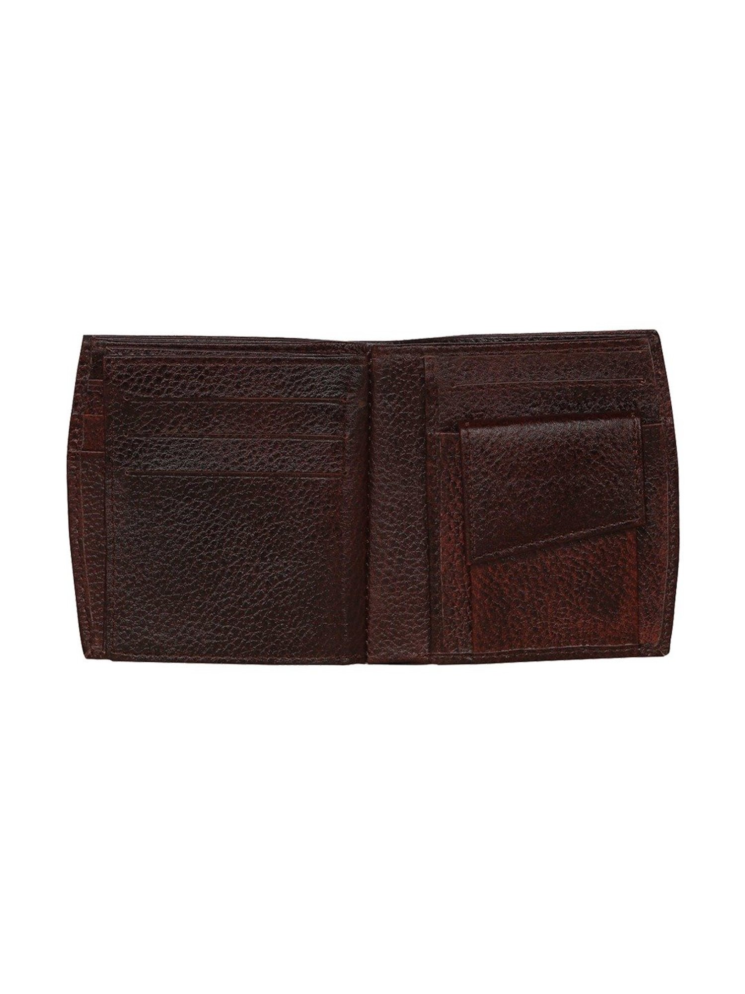 Scharf Brown Leather Set Of Waist Belt And Wallet For Men