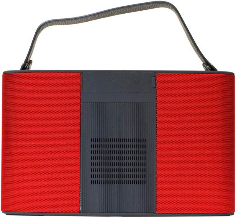 Cipe Handbag-Style Bluetooth Wireless Speaker & Powerbank, Red