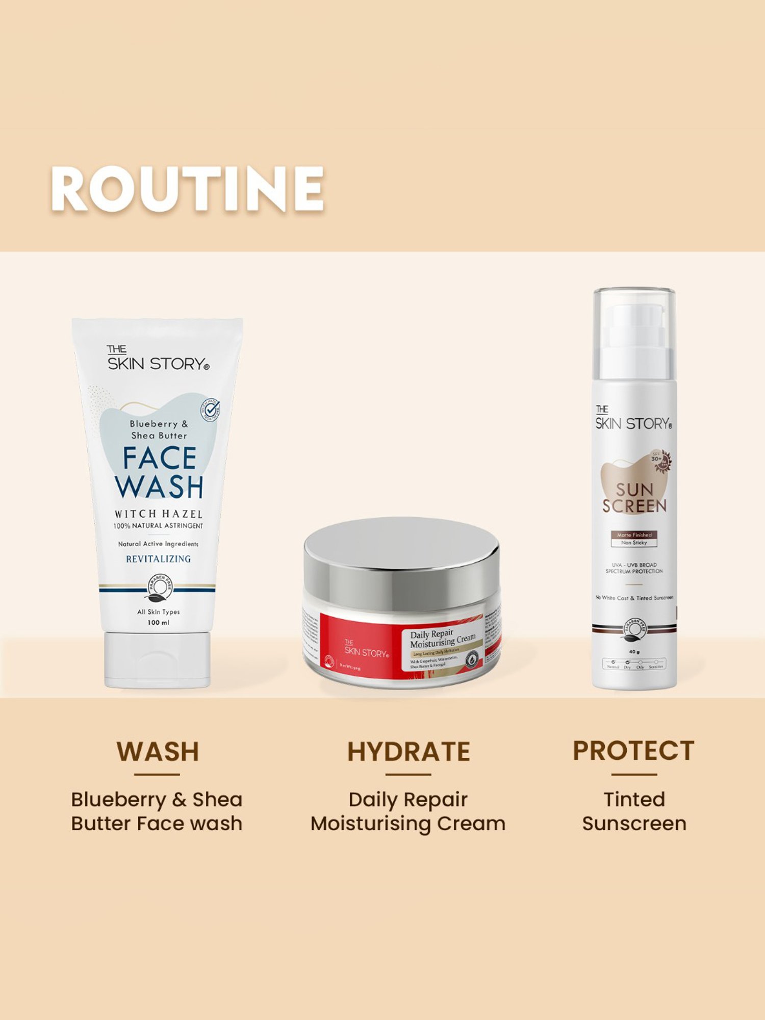 The Skin Story Blueberry & Shea Butter Revitalizing Face Wash - 100 ml