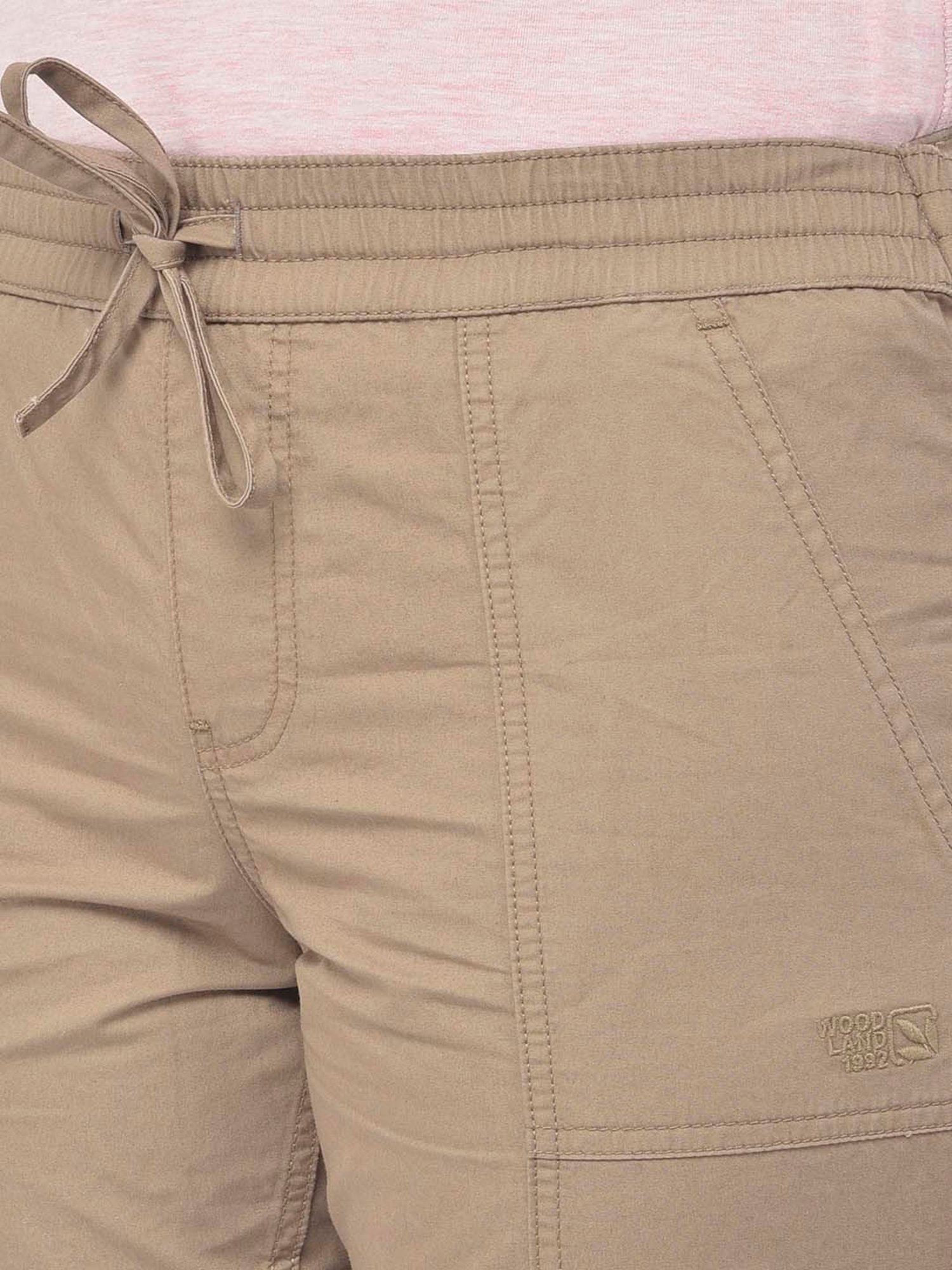 Woodland Brown Regular Fit Joggers