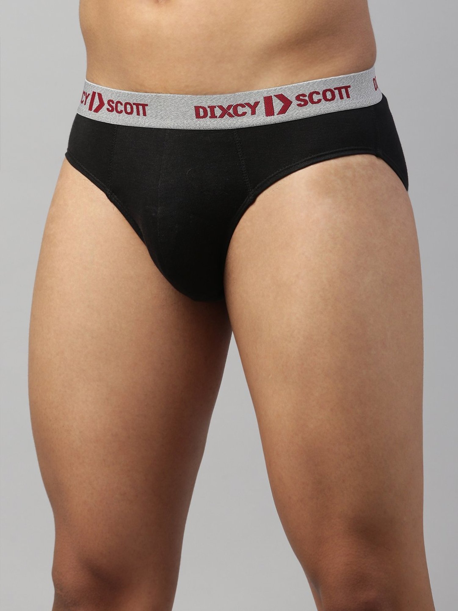Dixcy Scott Maximus Multi Cotton Regular Fit Briefs - Pack Of 3
