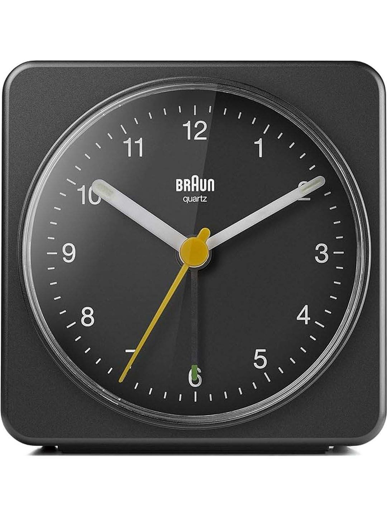 Braun Black Classic Travel Analog Alarm Clock