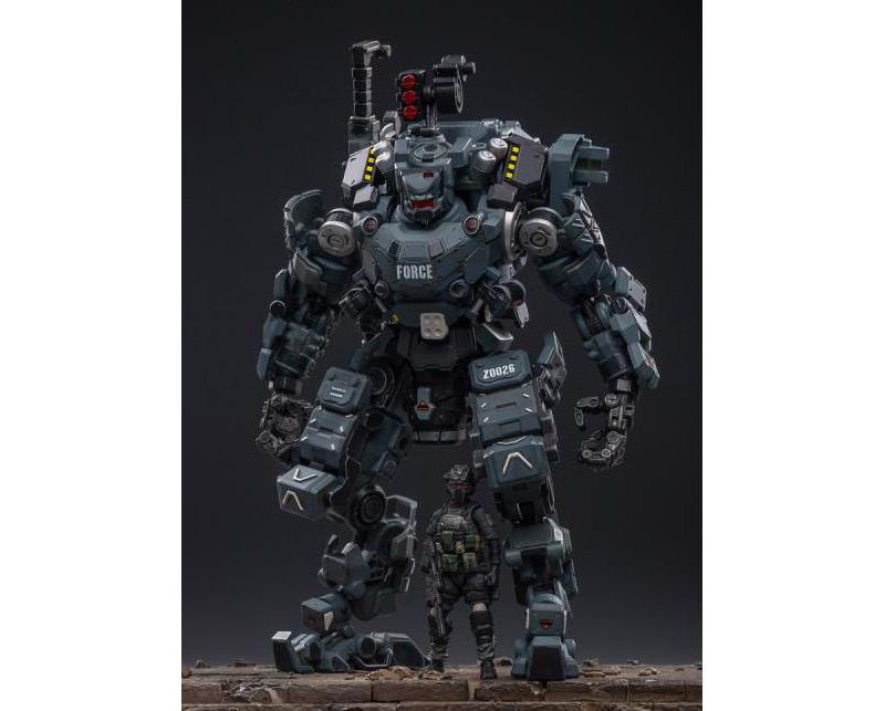 Steelbone Armor Classic Gray Firepower with Pilot | Joy Toy Action figures
