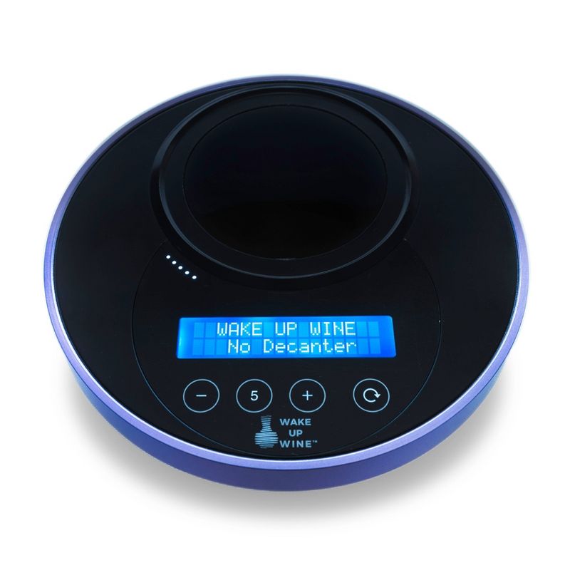 WAKE UP WINE Pro / 750ml Glass Decanter and Electronic Decanting Base