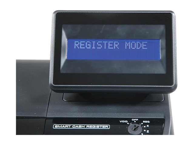 Sam4s ER-940 Multi-Use Electronic Cash Register, Flat-Key Flat, Spill-Resistant Keyboard, Receipt and Journal Printers, for Food Service