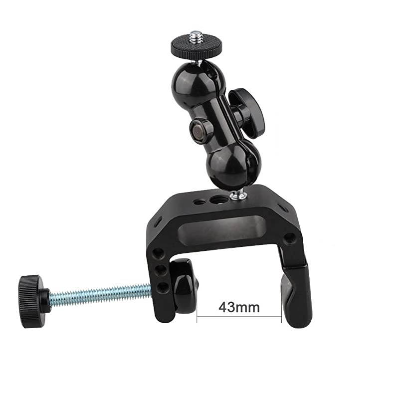 Camera Clamp Mount for DSLR Camera Led Video Light and Binoculars Holder Mount