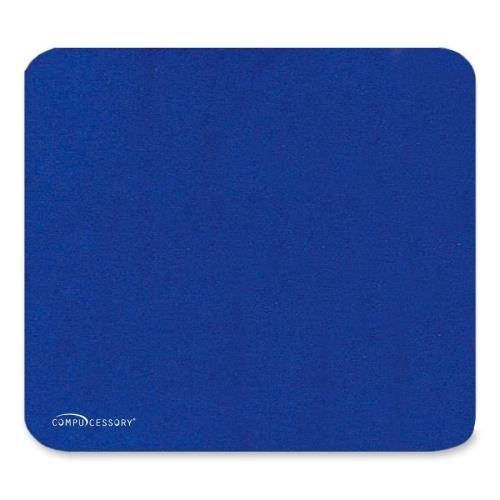Compucessory Economy Mouse Pad Nonskid Rubber Base 9-1/2"x8-1/2" Blue 23605