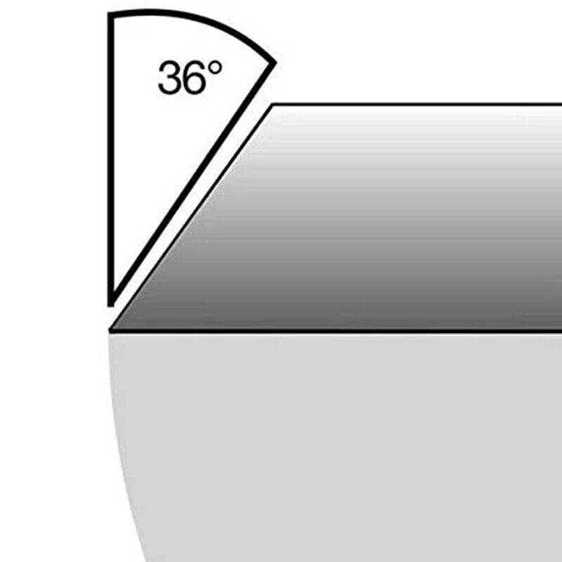 10X(1Pcs Fret Beveling File 36 Degrees End Bevel-Flush Files For