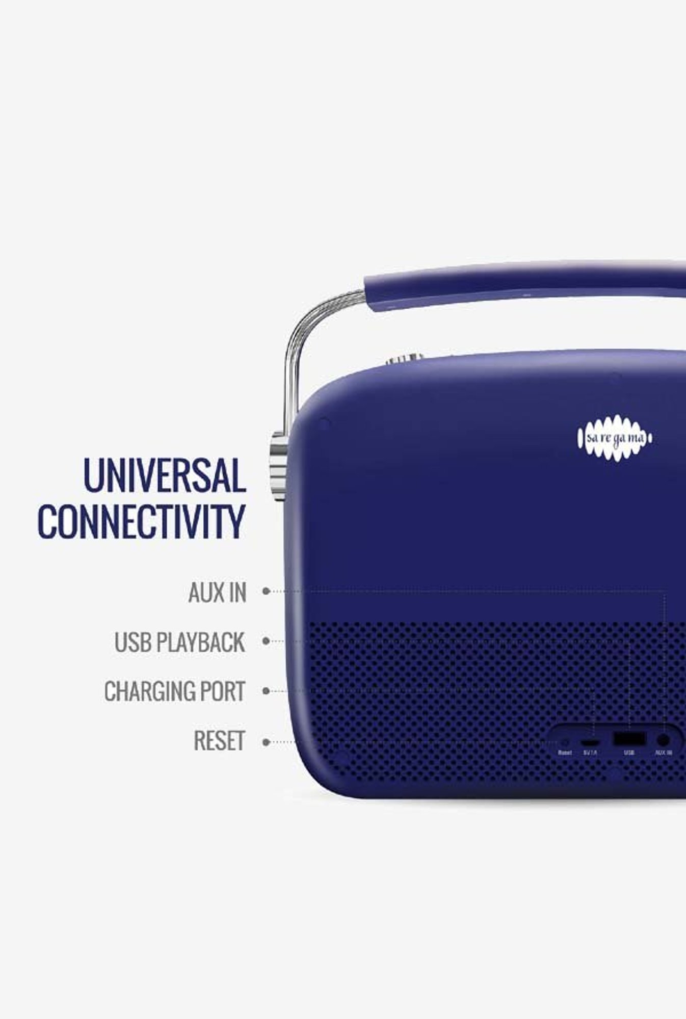 Saregama Carvaan SC230 Premium Portable Digital Music Player (Royal Blue)