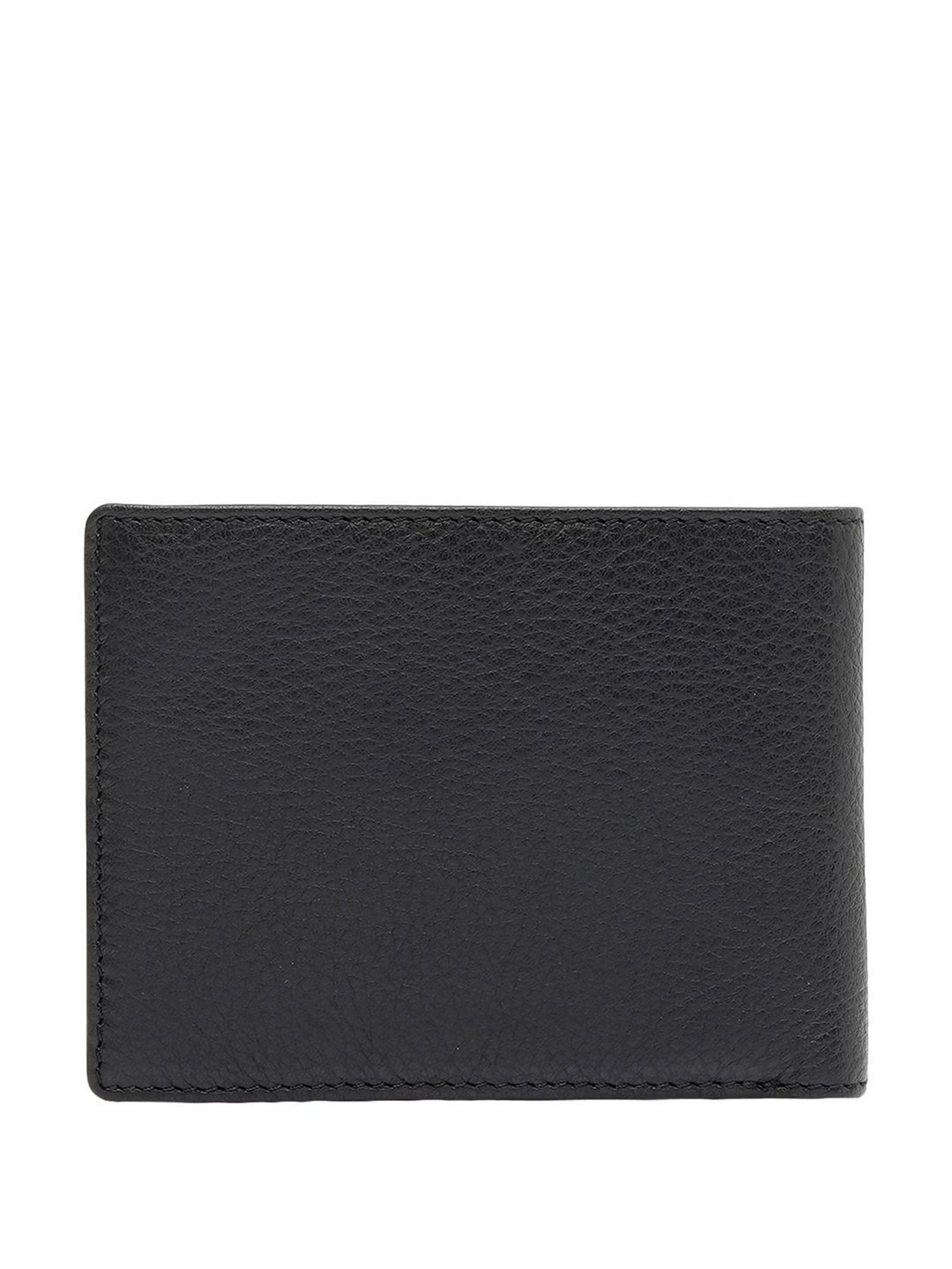 THE HOLISTIK Revival Black & Maroon Casual Leather Bi-Fold Wallet for Men