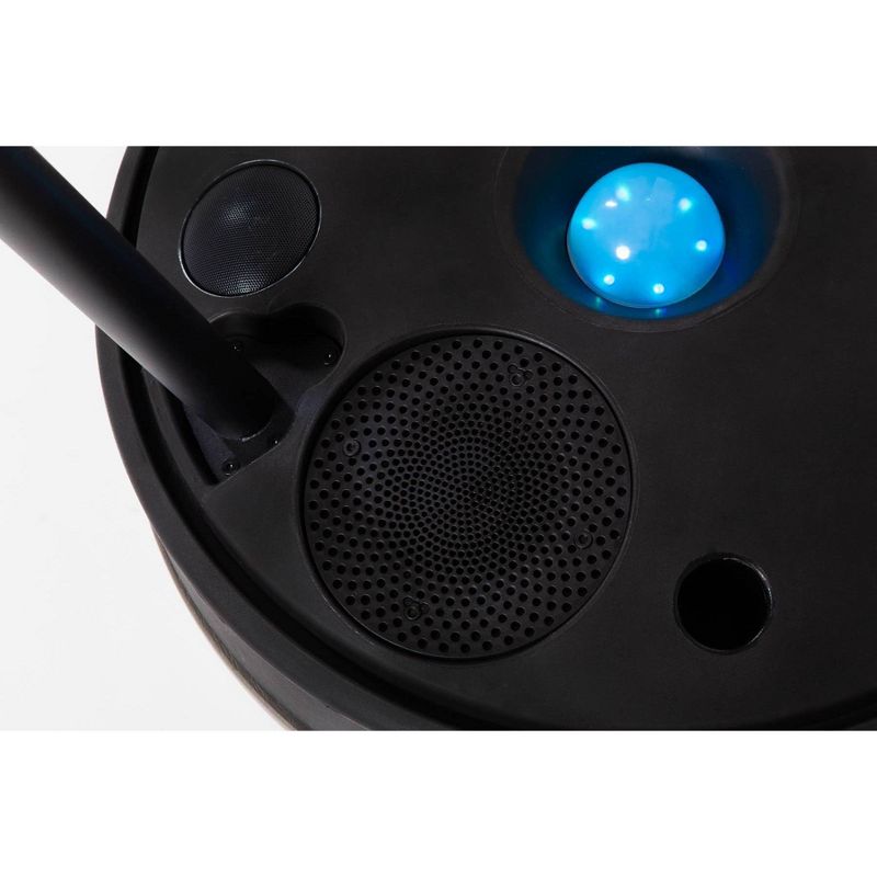 Indoor/Outdoor Smart Speaker Table - Gray - Lumic