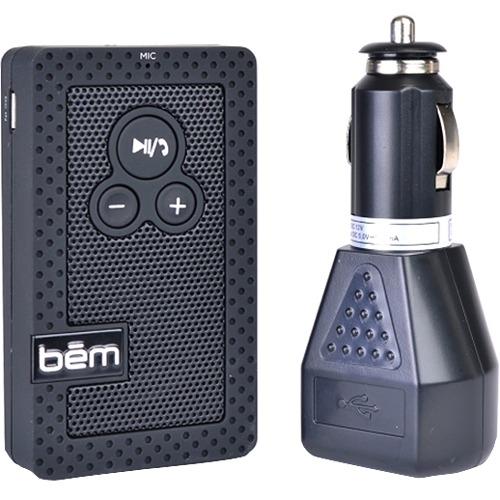 Bem Speaker System - Portable - Battery Rechargeable - Wireless Speaker(s) - Black