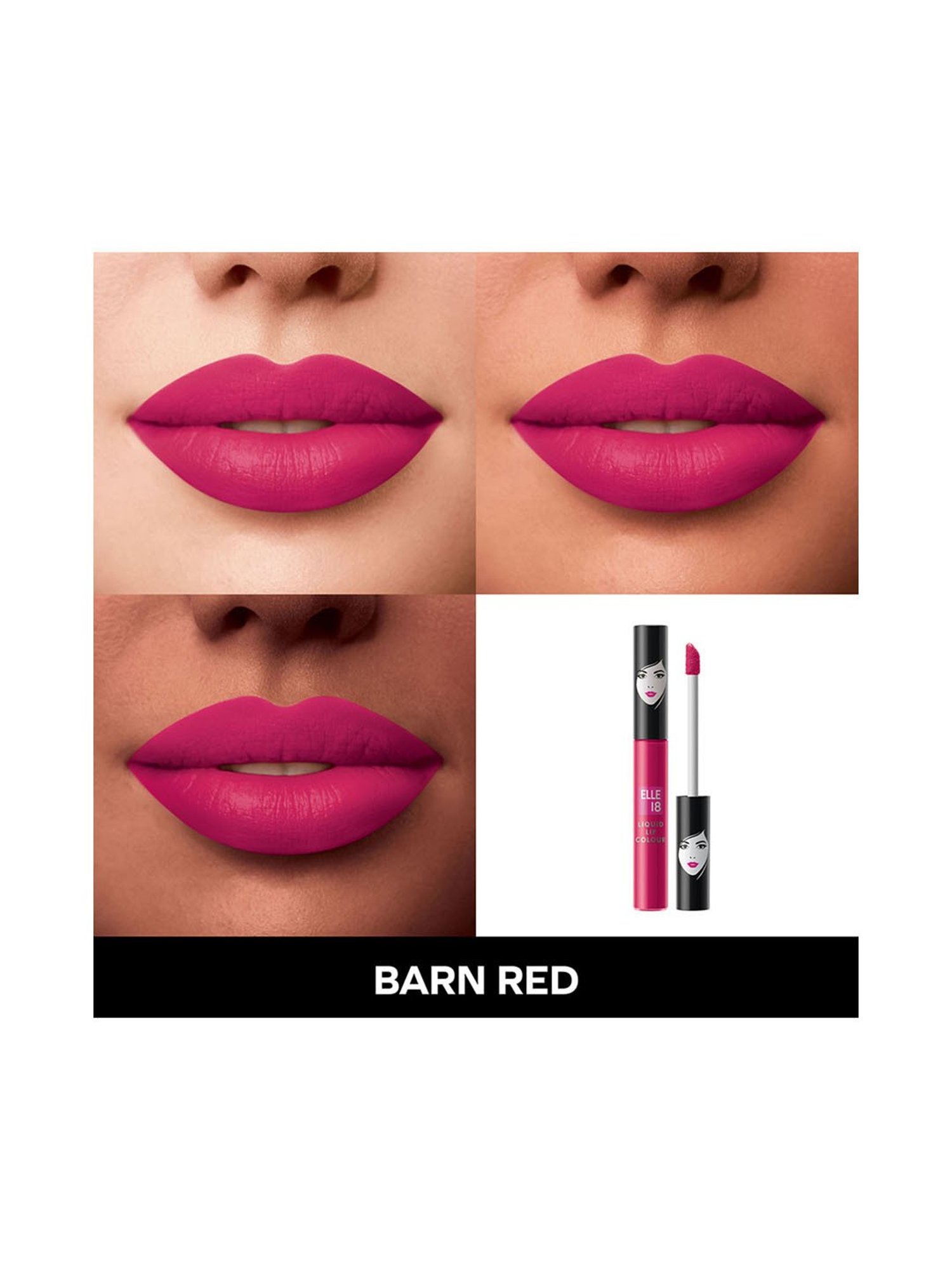 Elle 18 Liquid Lip Colour Barn Red - 5.6 ml