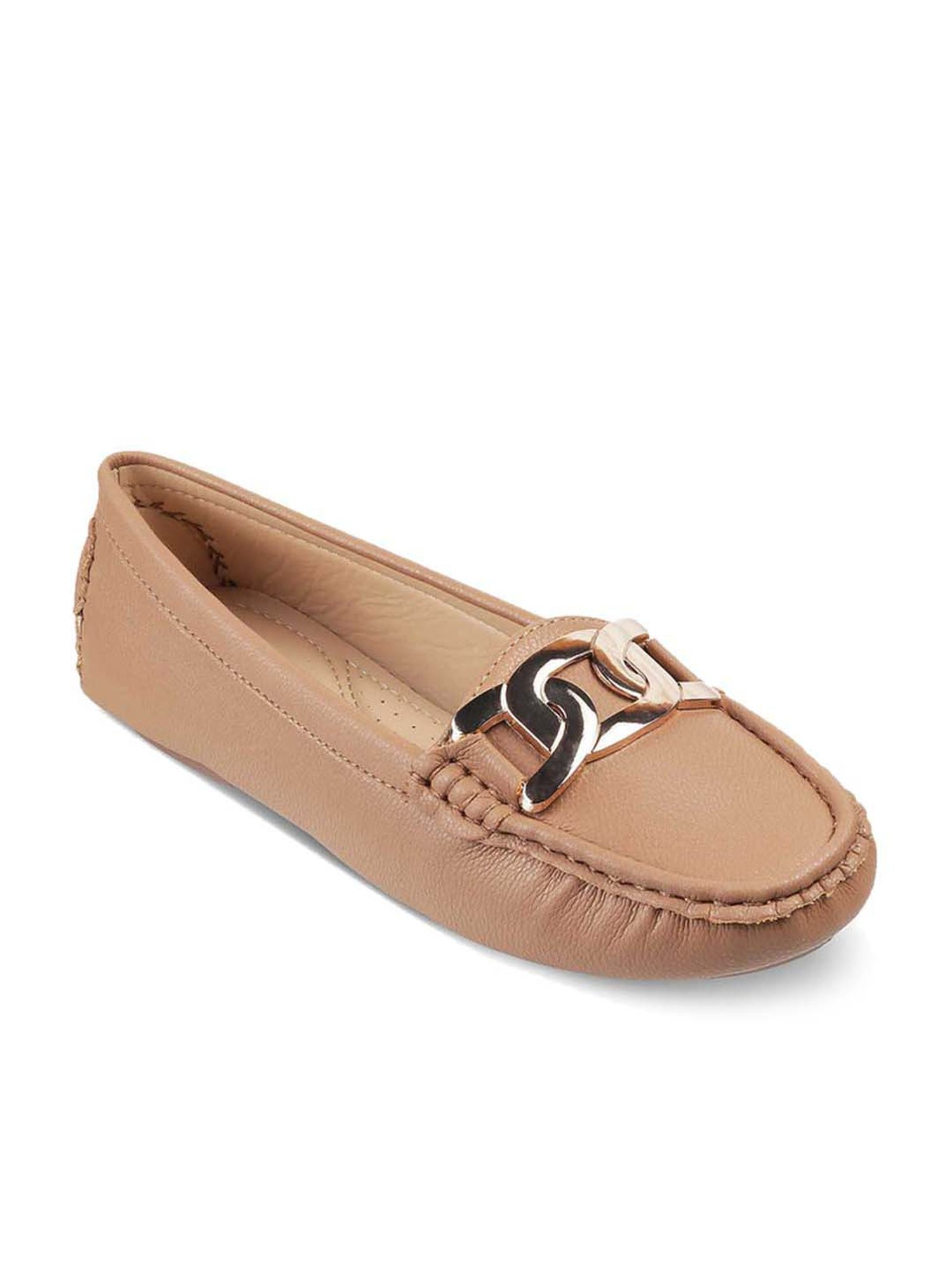 Tresmode Women's Tan Casual Loafers
