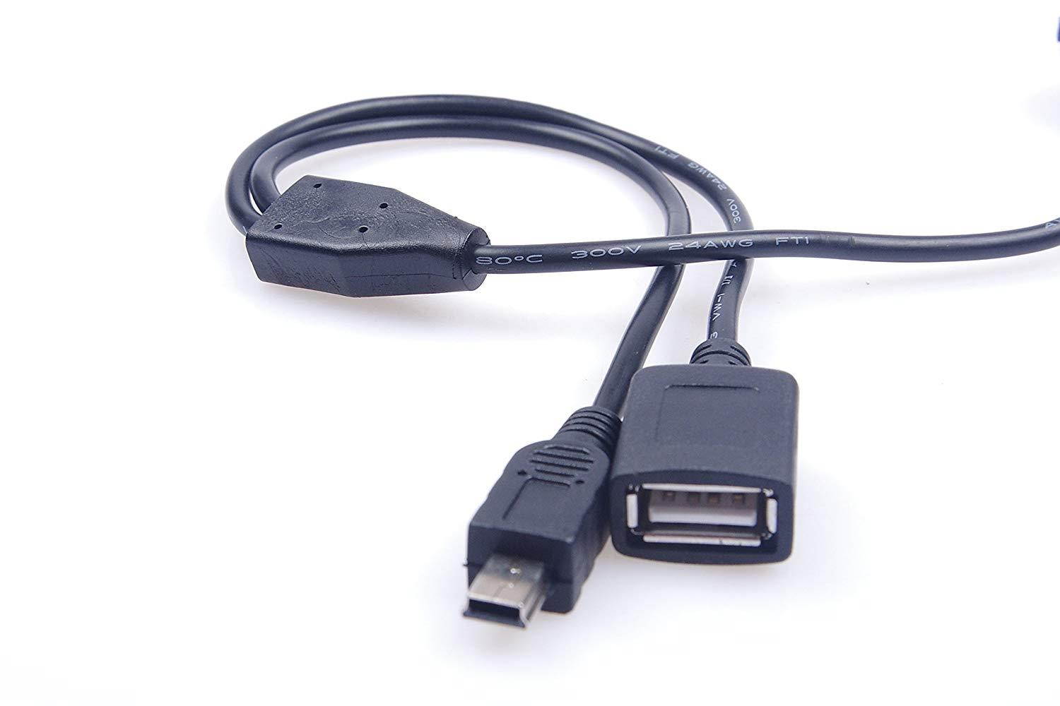 KNACRO DC-DC Convert Step-down power supply module 12V/24V 8~35V to 5V 3A USB female+ mini USB output Waterproof