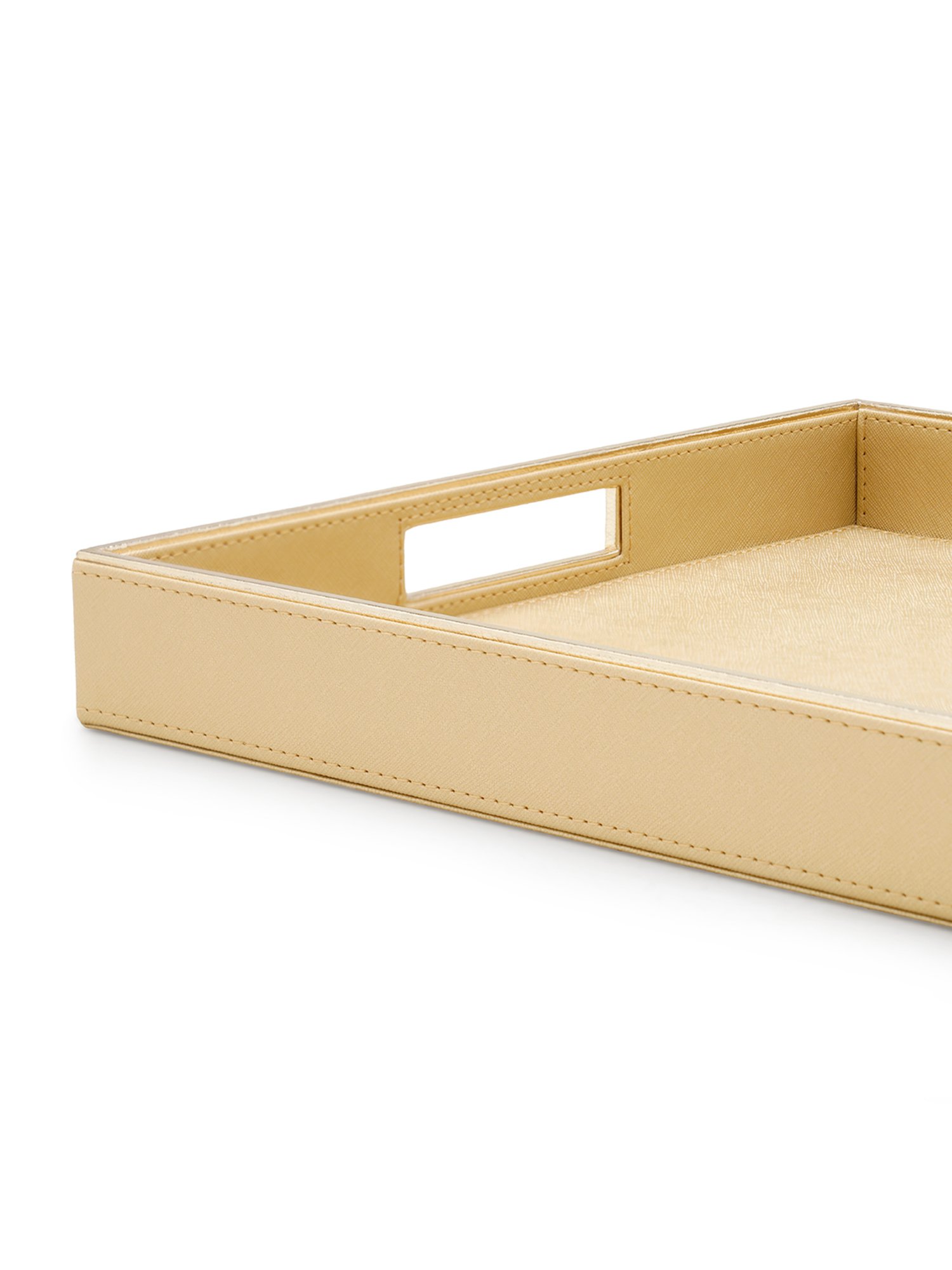 Pure Home and Living Gold MDF Solid Serving Trays