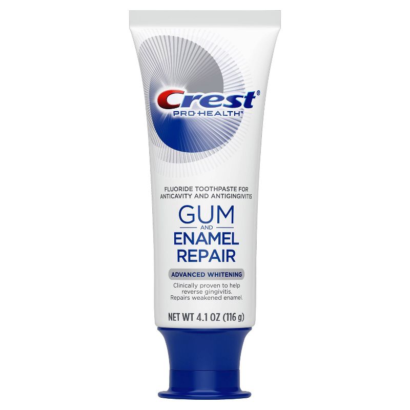 Crest Gum & Enamel Repair Toothpaste for Gum Care Advanced Whitening - 4.1oz