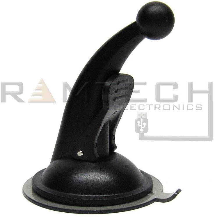 Ramtech 70mm Car Windshield Suction Cup Mount for 6-inch Garmin Nuvi 65 65LM 65LMT 66 66LM 66LMT 67 67LM 67LMT 68 68LM 68LMT GPS - MTSC