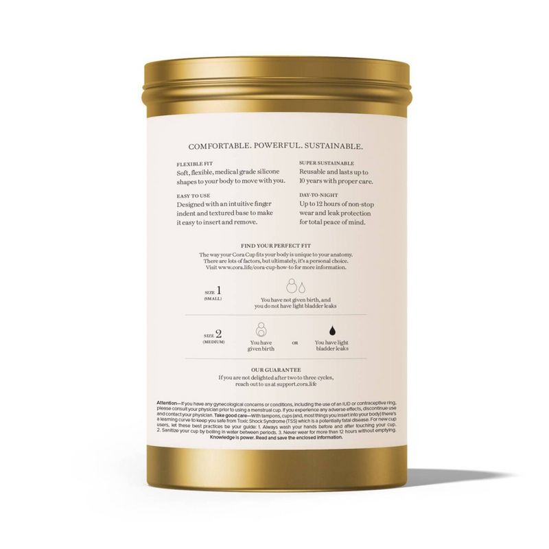 Cora Menstrual Cup "The Cora Cup" - Size 1