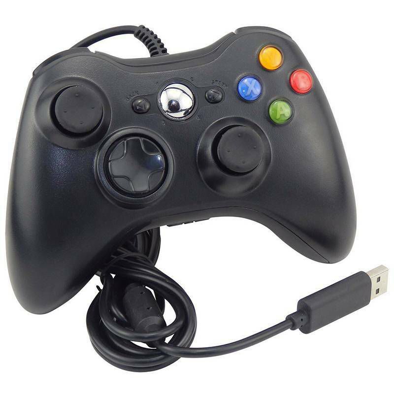 USB Wired Gamepad for Xbox 360 Controller for Windows xp/vista/8/7 Microsoft PC Controller Gamepad Game Joystick Joypad(White)