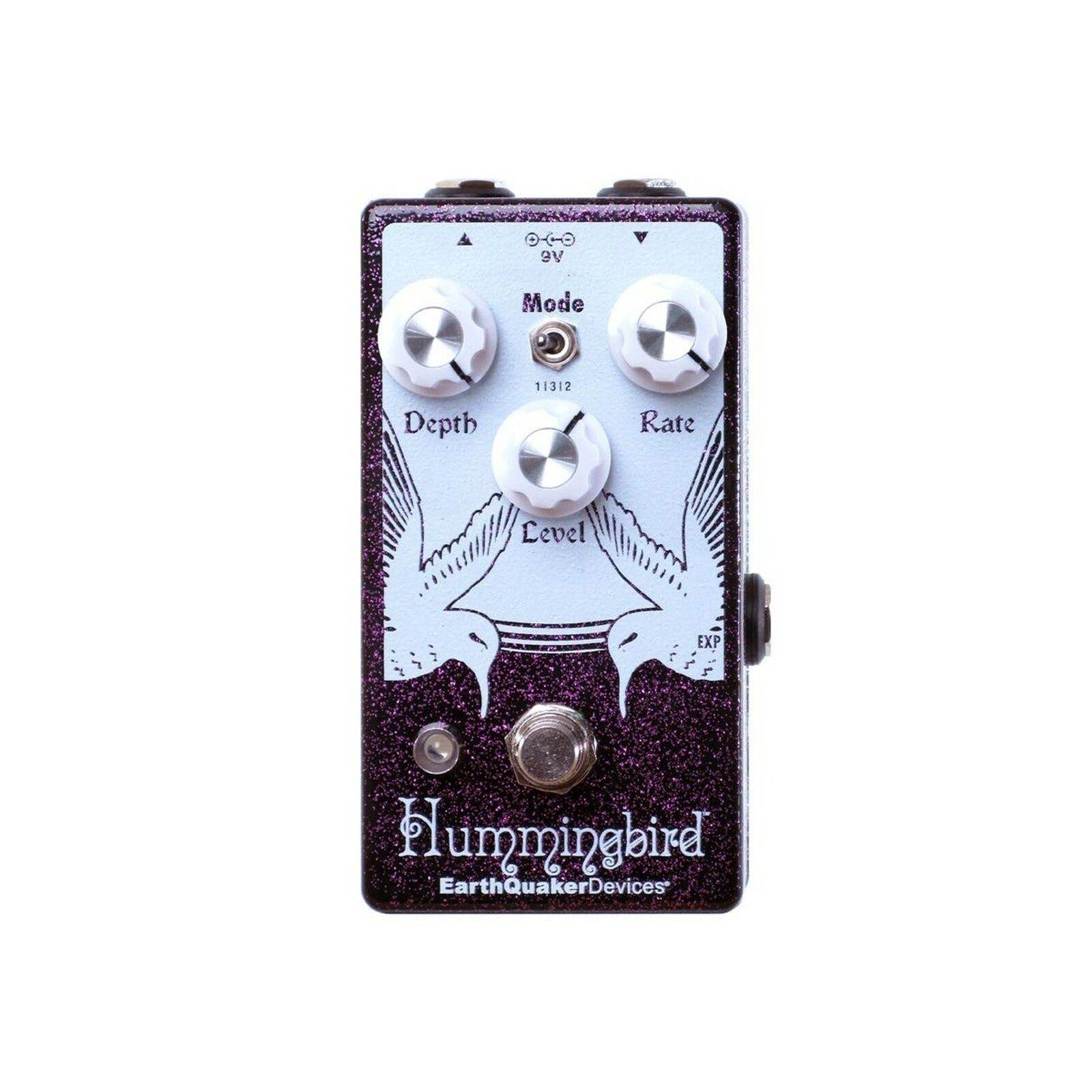 EarthQuaker Devices Hummingbird V4 Tremolo, Limited Edition Purple Sparkle