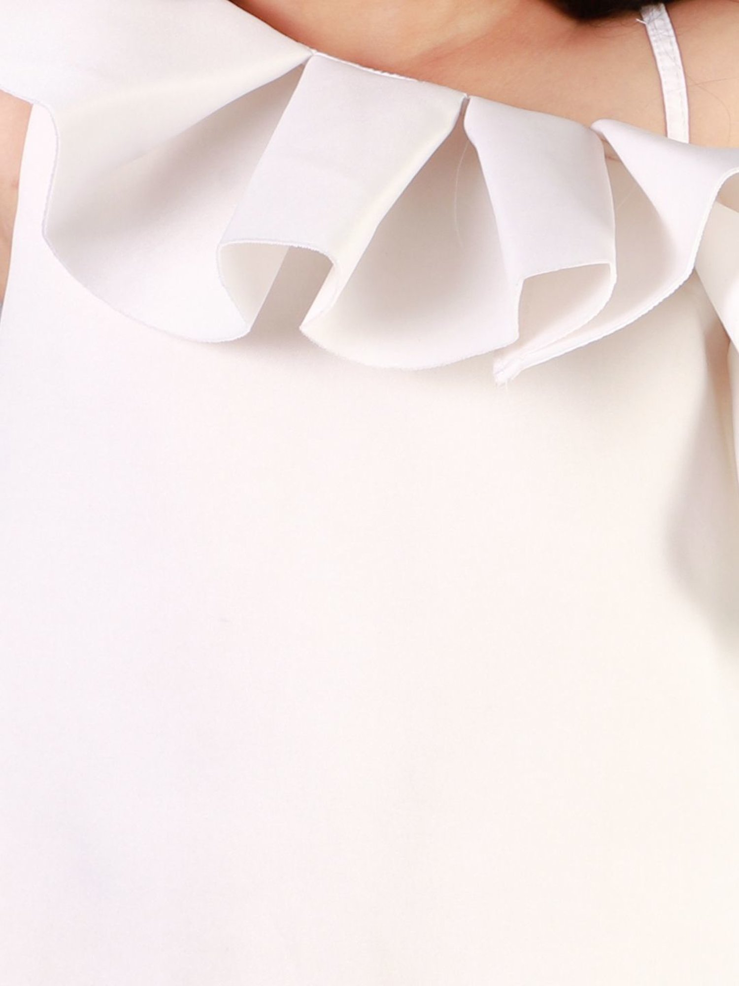 KidsDew White Straight Fit Dress