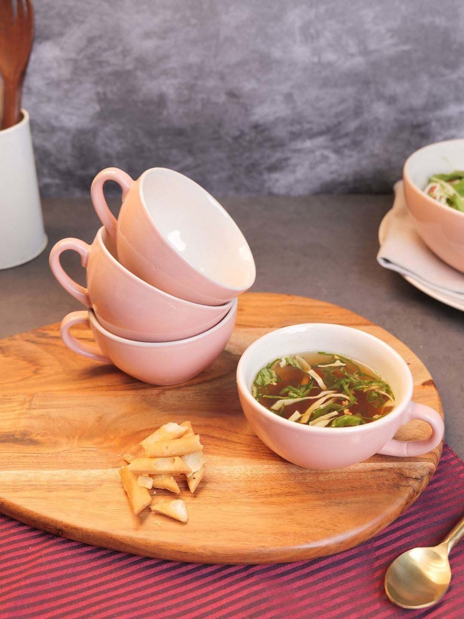 @home Nilkamal Black Polypropylene Snack Bowl With Lid (0.46 L)