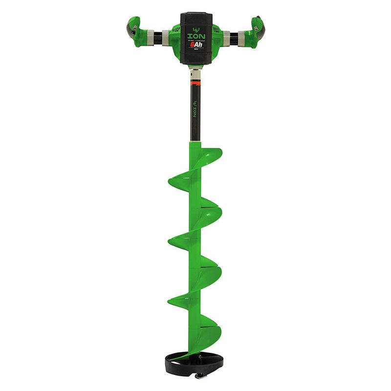ION G2 39350 8 Inch Lithium Ion Electric Ice Fishing Auger w/ Reverse & Battery
