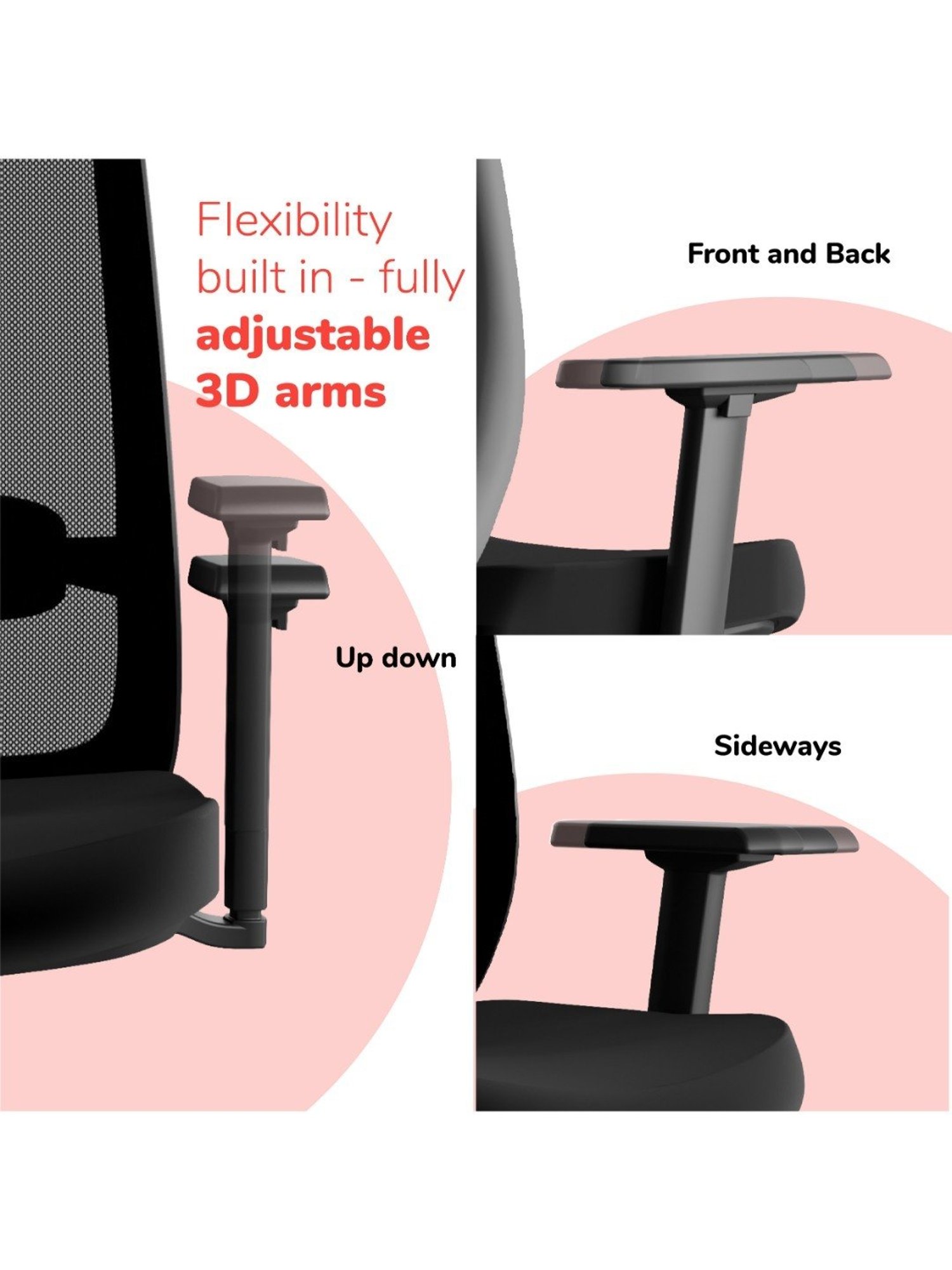 Durian Chaste Black Fabric Executive Chair