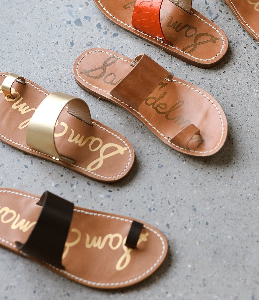 Sam Edelman Maxy Leather Toe Ring Sandals