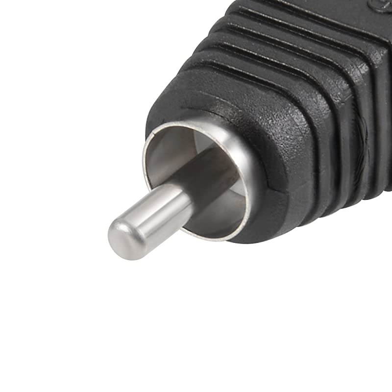 RCA Adapter 12 Pcs RCA to AV Screw Terminal Adapter Phono Plug Solderless Converter AudioVideo Connector Adapter CCTV Applications RCA Male Cable