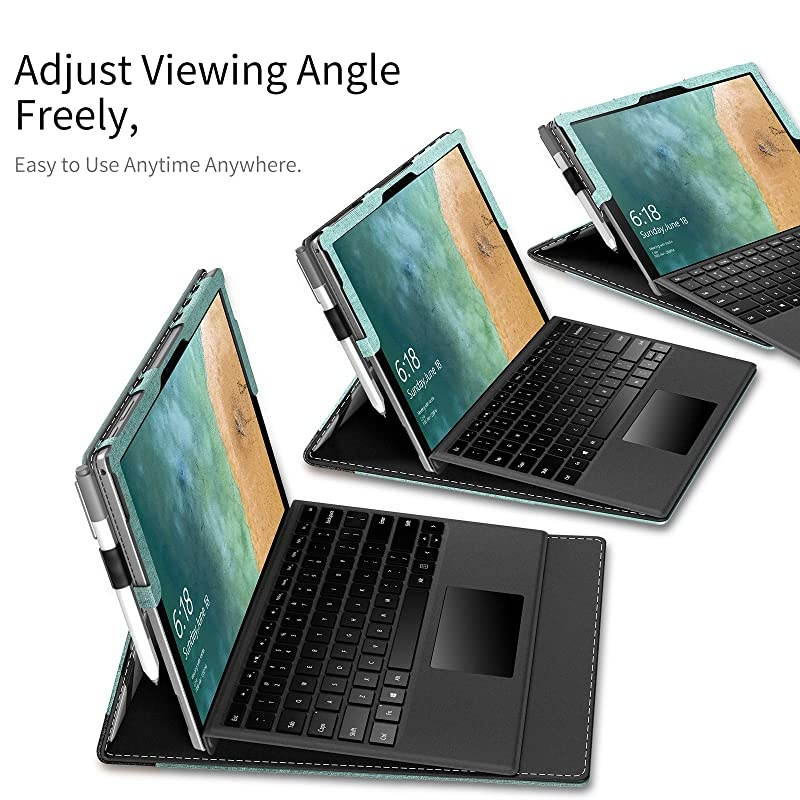 Microsoft Surface Pro 7 Case Compatible with Microsoft Surface Pro 7 Surface Pro 6 Surface Pro 2017 Surface Pro 4 123 inch Tablets Mint Green
