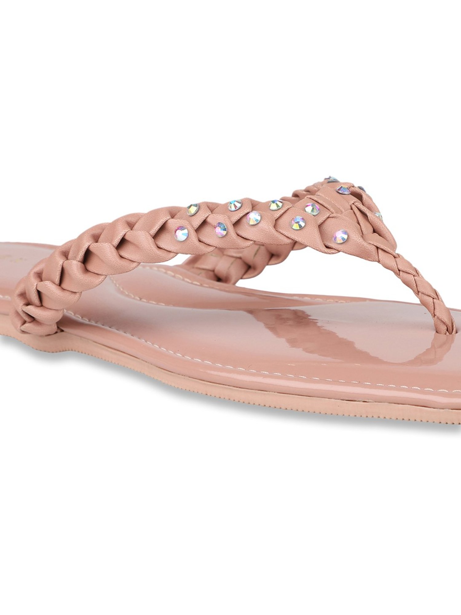 Design Crew Women's Pink Thong Sandals