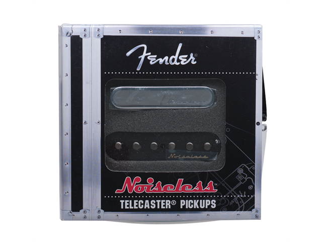 Fender Vintage Noiseless Telcaster Custom Shop Pickups, Set of 2 - Black/Chrome