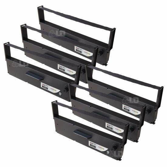 LD 6 Pack ERC-31B Comp Black Ribbon for Epson Printer