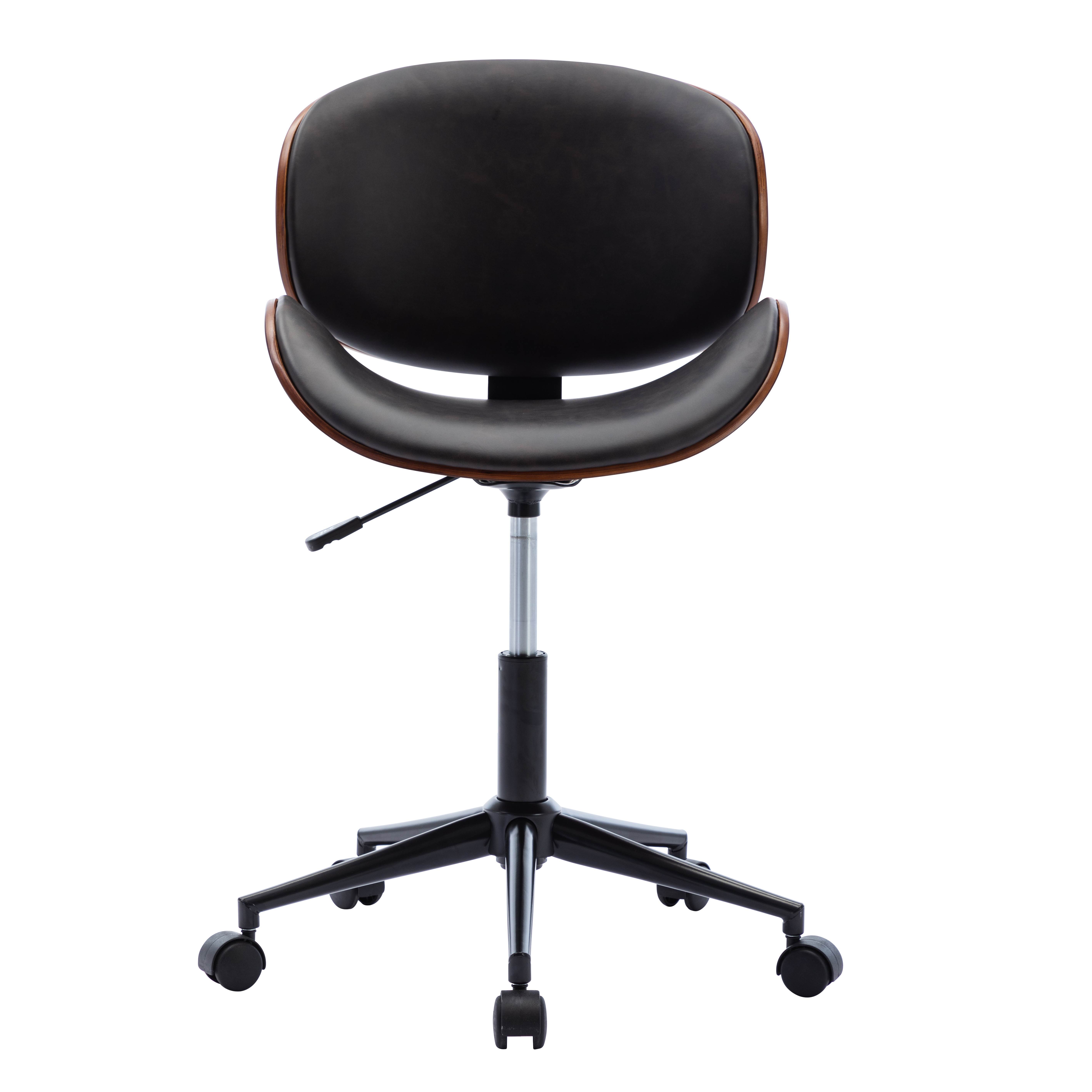 Bentwood Adjustable Office Chair With Wheels