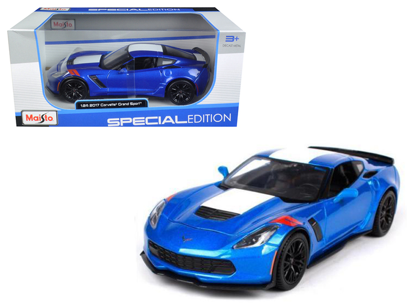 2020 Chevrolet Corvette C8 Stingray Red "Timeless Legends" 1/24 Diecast Model Car by Motormax