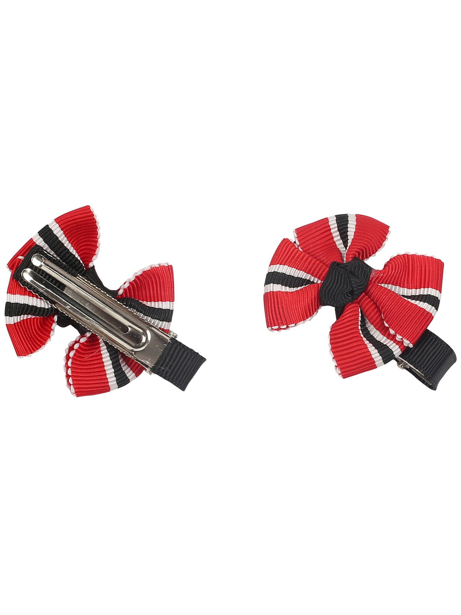 Baby Moo Patterned Red and Black Headband Set