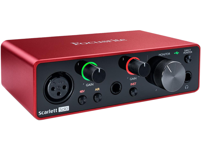 Focusrite Scarlett Solo 3rd Generation Audio Interface