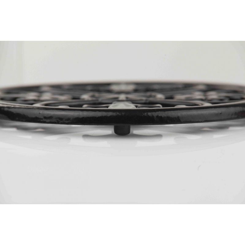 Glass And Metal Globe Snack Dispenser/ Storage - Plow & Hearth