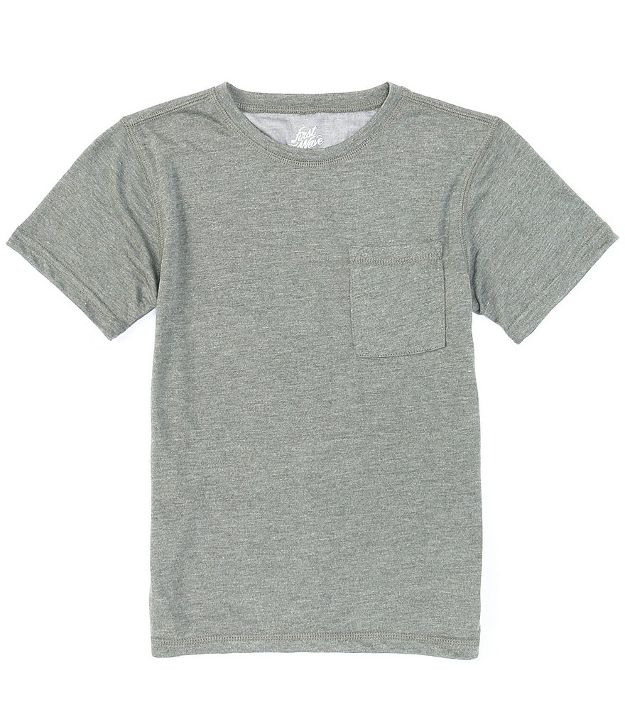 First Wave Big Boys 8-20 Short-Sleeve Heathered Tee