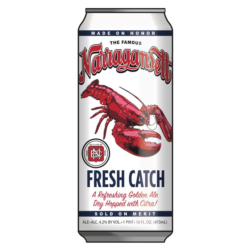 Narragansett Fresh Catch Golden Ale Beer - 6pk/16 fl oz Cans
