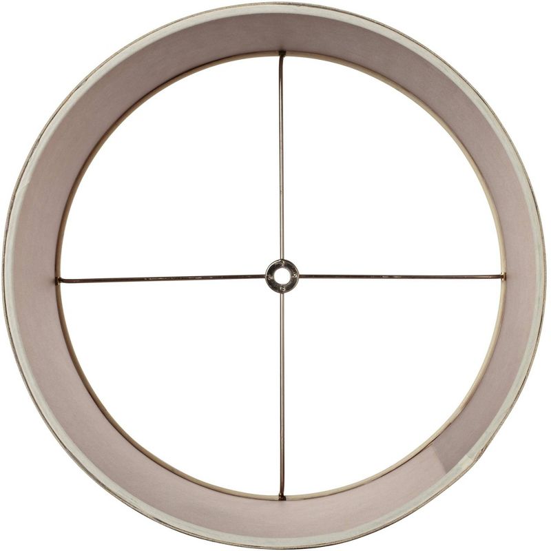 Springcrest Set of 2 Natural Linen Drum Shades 13x14x10 (Spider)