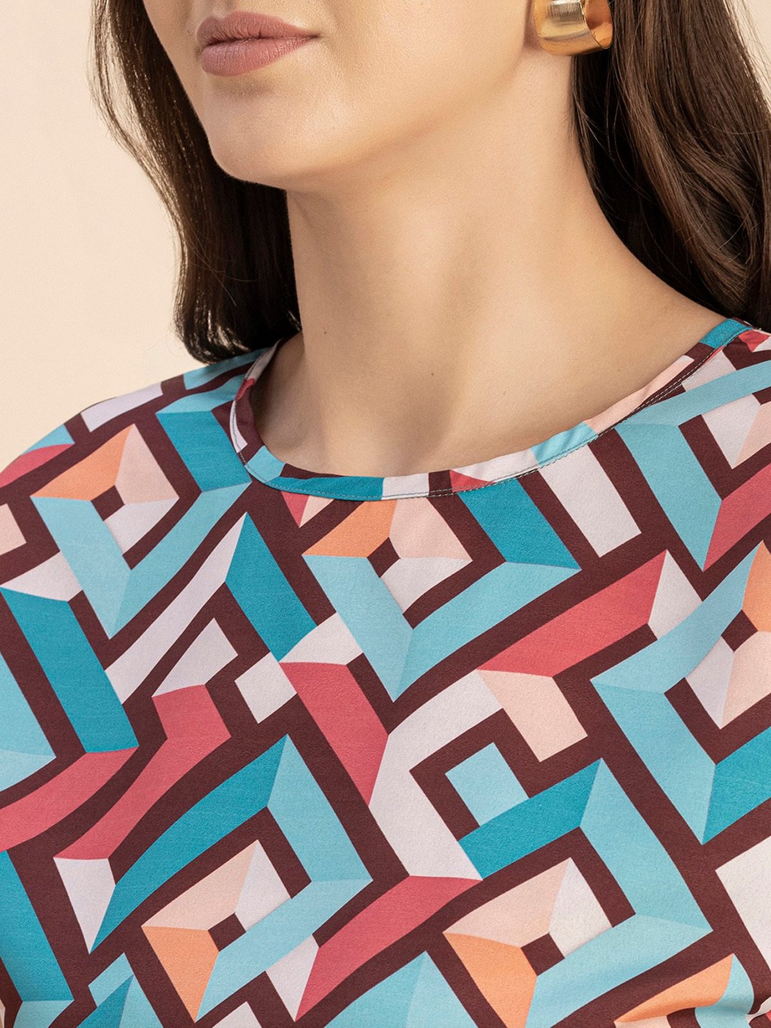 Moomaya Multicolor Printed Top