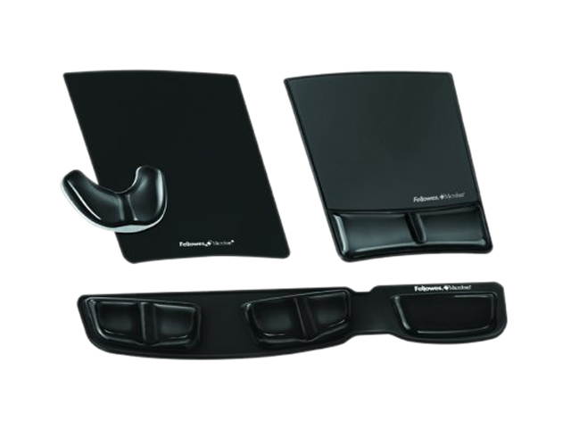 Fellowes 9180701 Gliding Palm Support Gel BLK